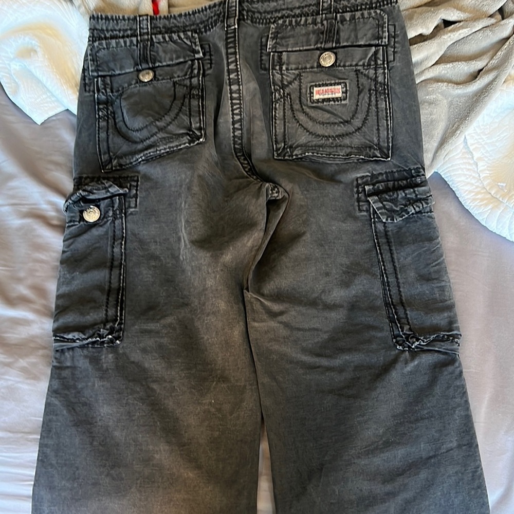 True religion cargo navy pants
